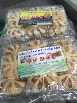 Product Review of bánh khóm hoa mai-  # ít đường- hương vị dứa -  Hữu cơ # Đào bánh khóm vị chua ngọt không gmo banh bánh abc ăn cùng from D**D 1