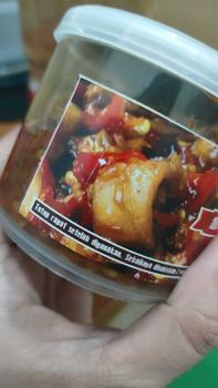 Product Review of Sambal Cumi Gledek DAPOER KUNO [150 Gram] halal SPP-IRT Organic from A**a 0
