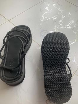 Product Review of EROSSKA - Giày sandal nữ đế xuồng dây quai mảnh cao 6cm màu nude - SB014 from M** p**m t**n n**n 2**4 1
