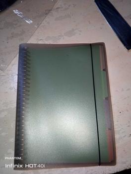 Product Review of LR [Ready Stock] Notebook A5/B5/A4 Refillable Binder Cover Notebook Binder Notebook Refill from P**0 1
