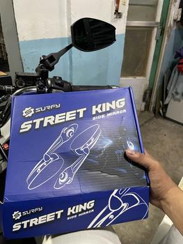 Product Review of Street King Side Mirror V1 Fully Cast Alloy Adjustable HD Lens 14*8cm LTO Passed Universal Surfy Motorcycle from J**e 3