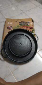 Product Review of P-004 กระทะปิ้งย่าง 2in1 กระทะทรงกลม + ช่องน้ำซุป บาร์บีคิว ใช้ได้กับเตาแก็ส และเตาถ่านไม่ติดกระทะ เคลือบเทปล่อน from โ** โ** ส**ก 1