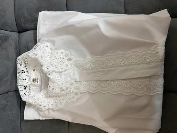 Product Review of Áo sơ mi nữ, áo sơ mi cổ ren áo sơ mi thô nến nẹp viền ren boi măng sét 2 màu trắng xanh full size SM Top Voi Shirt Women Sen  sơ  mi  cổ  trụ  nữ   nữ   lụa  đỏ  sang  chảnh  đễ thương áo cánh & áo sơ mi áo cánh & áo sơ mi from L** T**g 0