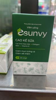Product Review of Combo 2 hộp Viên Uống ESUNVY Thanh Nhiệt Mát Gan Cải Thiện Thâm Mụn Dầu Nhờn Hộp 30 Viên TTP006 from P**m V** 0