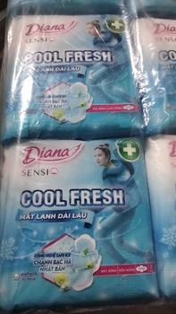 Product Review of ￼Combo 6 gói Băng vệ sinh Diana SenSi Cool Fresh Siêu mỏng cánh 23cm 8miếng from D**m X** 1