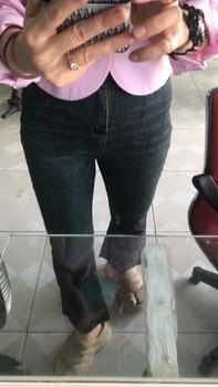Product Review of (LOE9TAC11) Quần Jean Nữ Dáng Loe 9 Tấc (92cm) Dành Cho Nàng m50 Pants Denim Women Có Túi from L** P**m 1