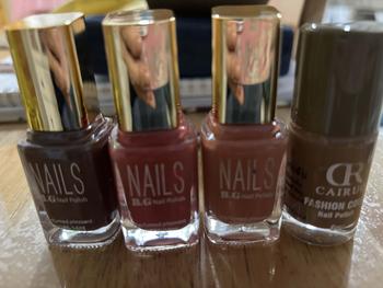 Product Review of สีทาเล็บ️ Nails Perfumed.pleasant ยาทาเล็บสไตล์ เอิร์ธโทน หลายสี สีสวยแฟชั้น กันน้ำ สีแดง ทําเล็บ from T**8 1