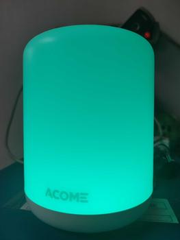 Product Review of 【BISA COD】ACOME IOT Lampu Smart Lembut Melindungi Mata Multicolor 16 Juta Warna Cold Light Warm Light RGB Light Lampu Tidur Pintar Lampu from Z**s 2