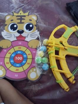 Product Review of [IM] Mainan Panah Target Bola Lengket Dan Lembut / Mainan Panah Tembak Target / Fun Archer Shotting Soft Ball Anak from J**n W**i T**d 0