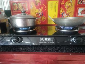 Product Review of Bếp gas FUJISHI FJ-H19 - ĐIẾU GANG ĐÚC LỬA LỚN - Đun nấu nhanh - Lửa xanh tiết kiệm gas - Bảo hành chính hãng 02 Năm from G** 0