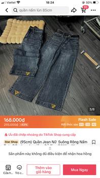 Product Review of (95cm) M24 Quần Jean Nữ  Suông Rông Nấm Trơn QC . Jean ko giãn . Đủ Size S/M/L - Women Pants Voi quan  boong from D**g L** 2