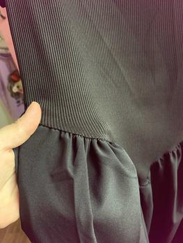Product Review of TT108 Váy cổ vuông phối thô cộc tay vạt v váy xinh dễ thương Đầm Nữ Dress Women Kem Voan from T**g ** 1