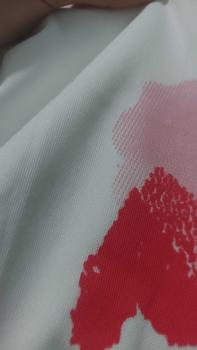 Product Review of Áo Thun Simonc Lovely tee hình trái tim vải Poly mịn thun 36% cotton form rộng Nam Nữ Unisex Tay Lỡ Áo Gril Phố Top Cổ Tròn from u**4 0