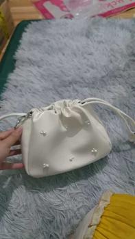 Product Review of Túi đeo chéo nữ GENBAG túi đeo vai phối dây xích đi tiệc đi chơi sang chảnh thời trang TX04 Kem Da from ℘**֮ q**🎀 2