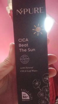 Product Review of NPURE Sunscreen Beat The Sun Glow SPF 50+ PA ++++-Sunscreen Hypoallergenic , SPF 50  PA ++++,Kulit Kering Jerawat Facial Wajah Berjerawat Extract from f**9 0