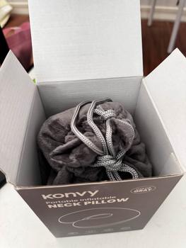 Product Review of Konvy Portable Inflatable Neck Pillow 1pc #Blue from A**n 0