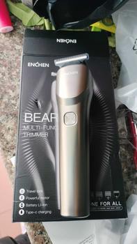 Product Review of Tông đơ cắt tóc Enchen Beardo 2 động cơ mạnh mẽ 8000 vòng, lưỡi thép không gỉ, tặng 4 cử lược tạo kiểu tóc - BH 6 tháng from T**h N**n 2