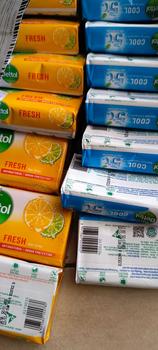 Product Review of promo dettol 60 gram 14pcs sabun mandi murmer Soap Hand from D**n K**5 1