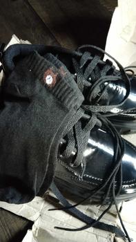 Product Review of Lovely Sepatu Sekolah Docmart Wanita Loafers Hitam Terbaru 2024 Fashion Korean Style Premium Import Quality R-15 Bisa COD Karet Shoes Kerja Hitam Kasual from m** 1