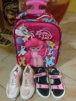 Product Review of Littlecat Sepatu Anak Non Led  Kids Shoes Sneakers Size 26-30 Usia 3-11 Tahun motif daisy Fashion Laki Laki Perempuan from D**n 0