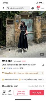 Product Review of Áo len MUỐI TIÊU mongtoghi mỏng kẻ ngang basic QC863 from L**n 0