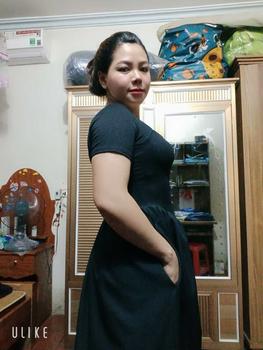 Product Review of TT108 Váy cổ vuông phối thô cộc tay vạt v váy xinh dễ thương Đầm Nữ Dress Women Kem Voan from c**y l**y 1