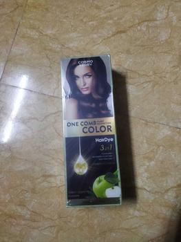 Product Review of Dầu gội nhuộm tóc thảo dược nhiều màu chai - Chai lược nhuộm phủ bạc - Đổi Màu Tóc from H**n T**1 1