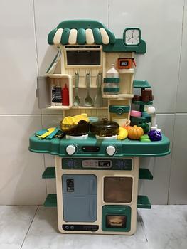 Product Review of Bộ Đồ Chơi Nấu Ăn Làm Bếp Cho Bé Gái Cỡ Lớn - Size Đại Có Khói Và Hiệu Ứng Nhiều Chi Tiết Cao Cấp, Hộp Đẹp Toy bộ đồ chơi nấu ăn  đổi màu Toy from T** 0
