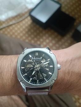 Product Review of Đồng hồ cơ nam T.Winner - Thiết kế skeleton lộ máy - Tặng kèm dây đeo hoặc vòng cuff titan Đeo Tay Watch from i**z đ** c**t d** 2