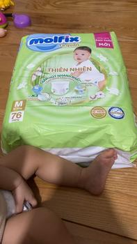Product Review of [Bao bì thay đổi theo từng đợt nhập hàng] M34 - [BAO BÌ MỚI] - Tã quần Molfix Thiên nhiên Ultra - Bịch Lẻ Cho Bé from T** m** S** 0