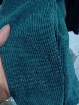 Product Review of Áo Khóac Nhung Gân Sọc Tay Logo Vuông Form Lửng from Ú**n 0