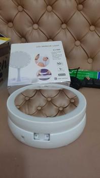 Product Review of Cermin Bulat Lipat Kaca Rias LED 2 Sisi Ganda Putar USB Cas from y**8 2