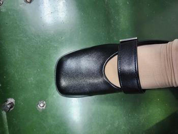 Product Review of [ D88 - chân dày tăng size ]  Sục búp bê quai ngang khuy vuông to dễ phối đồ mùa thu phong cách hàn quốc 2024 Dép sục Sandal nữ from t**y d**m 1