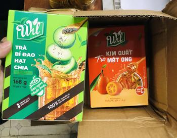 Product Review of Trà kim quất mật ong wil hòa tan trà tắc mật ong hộp 168g (12 gói x 14g) from H**à 0