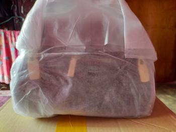 Product Review of Denifor C113  Luxury Bag Women's Bags Wording Design Brown Pvc Zipper sling bag  women beg silang  besar from N**A P** 🇲** 1