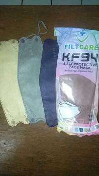 Product Review of MASKER KF94 MIX FILTCARE FACEMASK 4 PLY ISI 10 PCS WARNA COD TERMURAH from N** 0