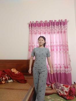 Product Review of Set Bộ Áo Vạc Bầu  Nơ + Quần Dáng Suông Nữ Women Top Jacket - Chất Thun Tăm Lạnh Cá Tính Ong  Legging Voi from T** H** 1