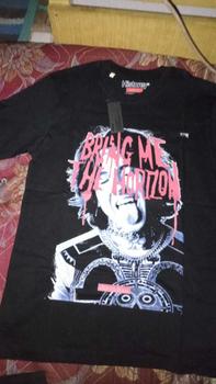 Product Review of T-Shirt | Kaos Band | Bring Me The Horizon V.4 Premium Cotton Combed 24s | baju distro pria  simple keren Nyaman Panjang Sablon from V**. 1