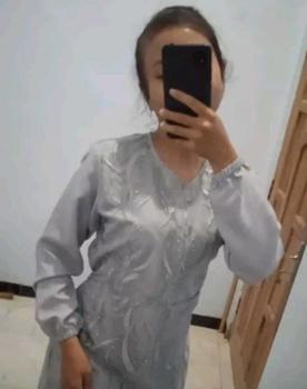 Product Review of MAXI ALMIRA / 4 UKURAN / M / L / XL / XXL / GAMIS KONDANGAN / GAMIS TILE MUTIARA / FASHION GAMIS WANITA Panjang Dalaman Muslim Pita Dress Pesta Kombinasi Remaja from u**7 0