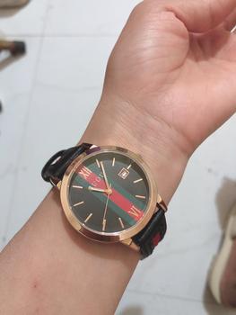 Product Review of Đồng Hồ Guou Kẻ Đen Đeo Tay Watch from M** 2