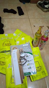 Product Review of Mabello 5 Pouch Minuman Serbuk Lemon   glutathione Drink/ Free Sabun Cair/Bubuk/ Powder from A**u ** 1