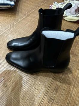 Product Review of Chelsea Boots Mũi Nhọn Đế Phíp Gót Cao 5cm Kiểu Giày Heel Boot, Giày Boots Nam Chất Liệu Da Bò Nappa Wild Walk Đế Gỗ Cao Cấp Bản Đặc Biệt from B**T Đ** X**A 0