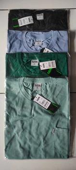 Product Review of (Paket isi 4 Pcs) Kaos Pocket Saku MBN Pria Wanita Fashion Army Cream Distro Hitam Katun from t**k 0