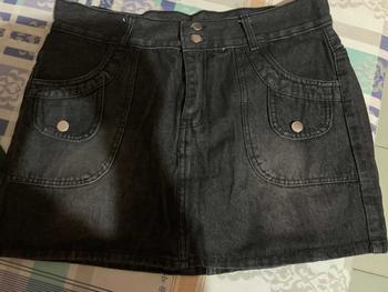 Product Review of [55-90kg] Quần váy jean đính hạt lưng cao Women from 𝑯**𝒈 𝑵**🇵 0