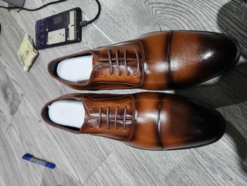 Product Review of Giày oxford công sở buộc dây cổ điển da bò tấm - giày oxford buộc dây Shoes Nam from v**0 0