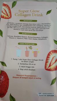 Product Review of Qbast Qelsea 5 Pcs Glutathione 360 mg Collagen Drink Pencerah Mencerahkan from V**a 2