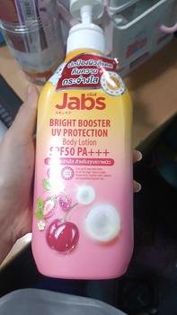 Product Review of Kem dưỡng da CHỐNG NẮNG toàn thân Jabs Bright Booster UV Protection SPF50 PA+++ Brightening Formula 450ml - Lô Thị from b**g ** 0