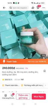 Product Review of Kem dưỡng  da  B5 mq skin, dưỡng ẩm, dưỡng ban đêm from T**n N**n 0