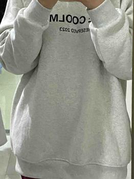 Product Review of Áo Sweater The Coolme Nỉ Bông Tay Dài Cổ Tròn Dài Tay Unisex Womenswear Menswear brianna Hoodie Xanh from B**c 0