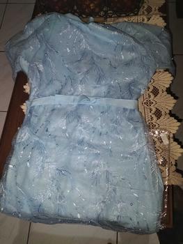 Product Review of MAXI ALMIRA / 4 UKURAN / M / L / XL / XXL / GAMIS KONDANGAN / GAMIS TILE MUTIARA / FASHION GAMIS WANITA Panjang Dalaman Muslim Pita Dress Pesta Kombinasi Remaja from 𝘿**🌹 0